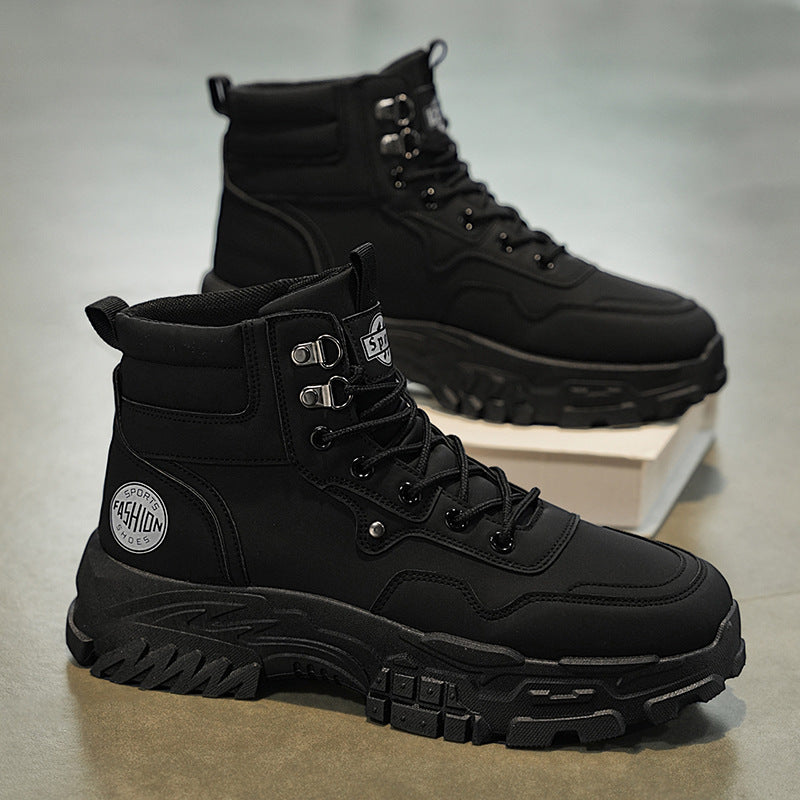 Men's Martin Boots Breathable High-top Work Shoes - MRG Official Store