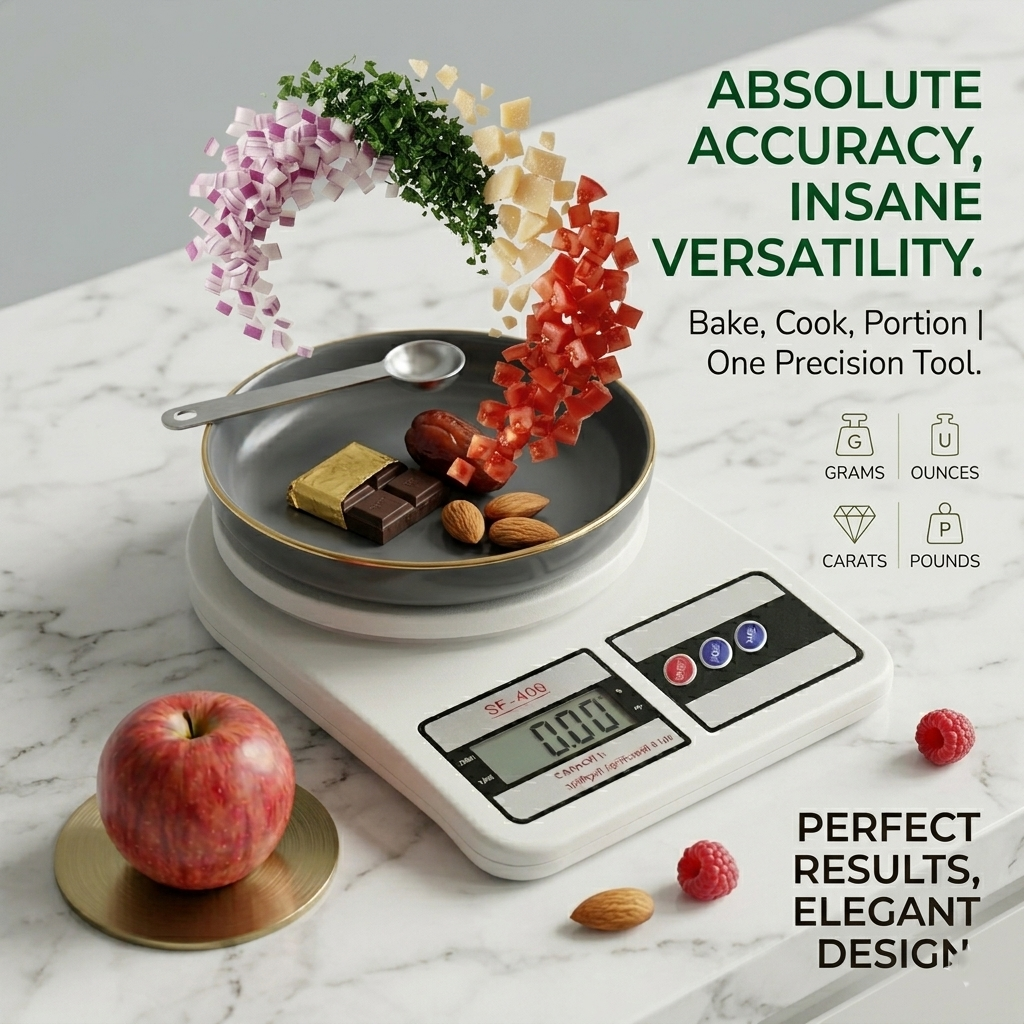 Precision Kitchen Scale for Home Cooking & Baking