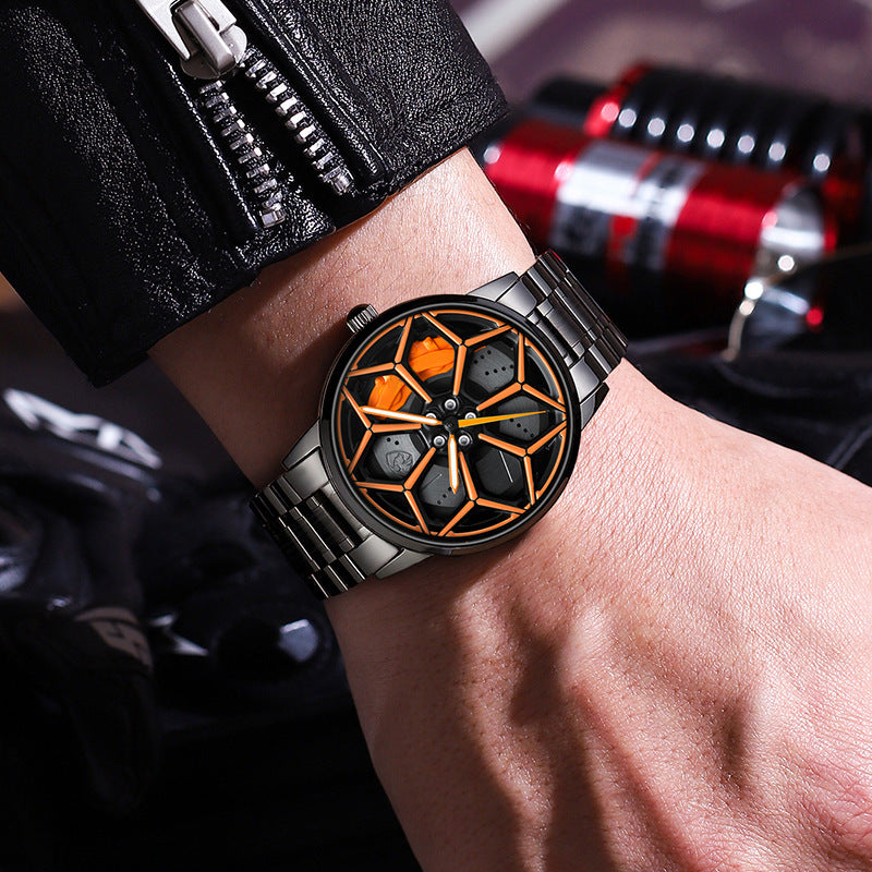 Men's Rotating Luminous Quartz Watch