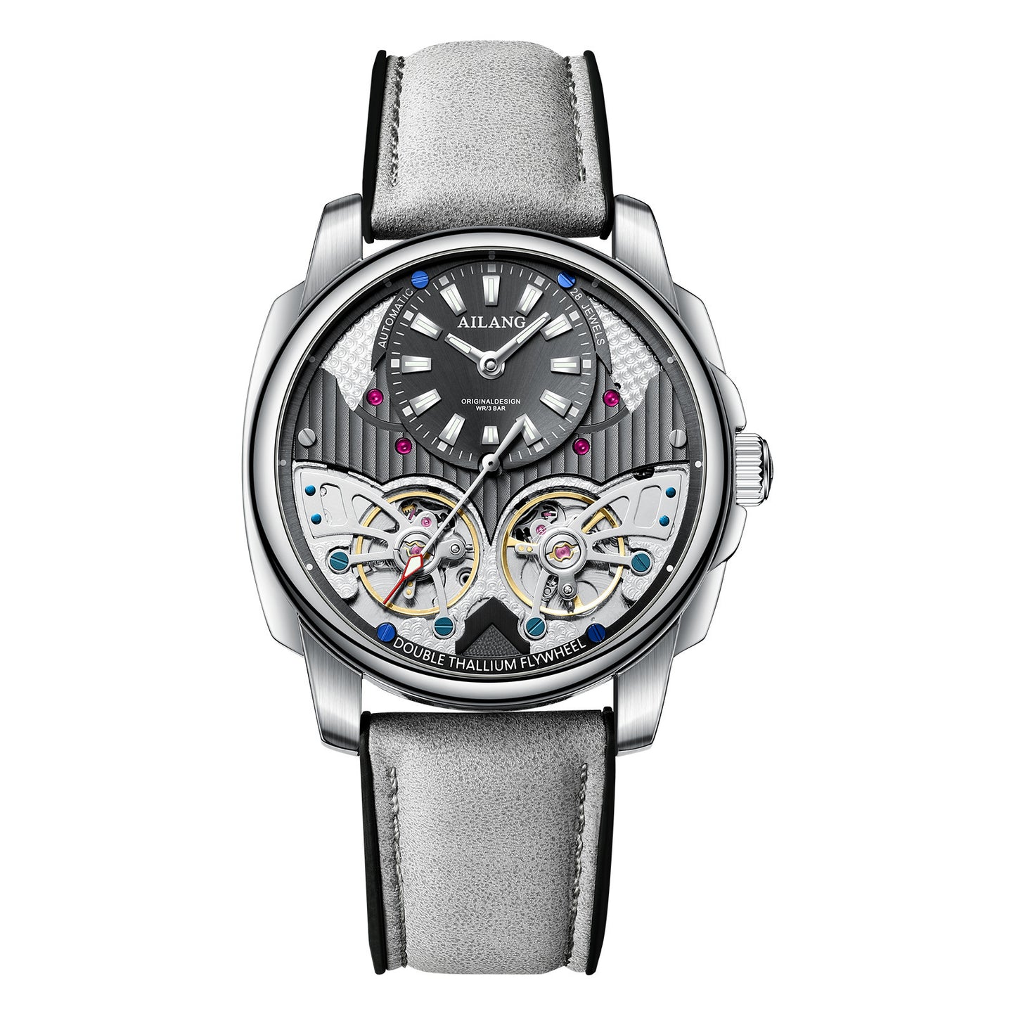 Automatic Mechanical Double Tourbillon Men's Watch