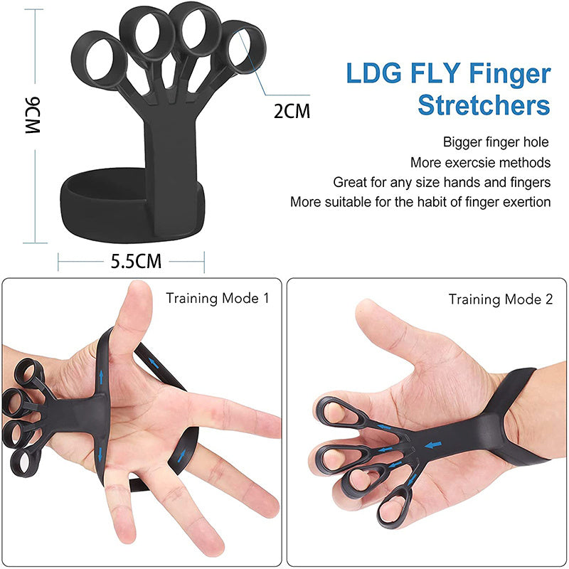 Silicone Grip Device Finger Exercise Stretcher Arthritis Hand Grip Trainer Strengthen Rehabilitation Training To Relieve Pain - MRG Official Store