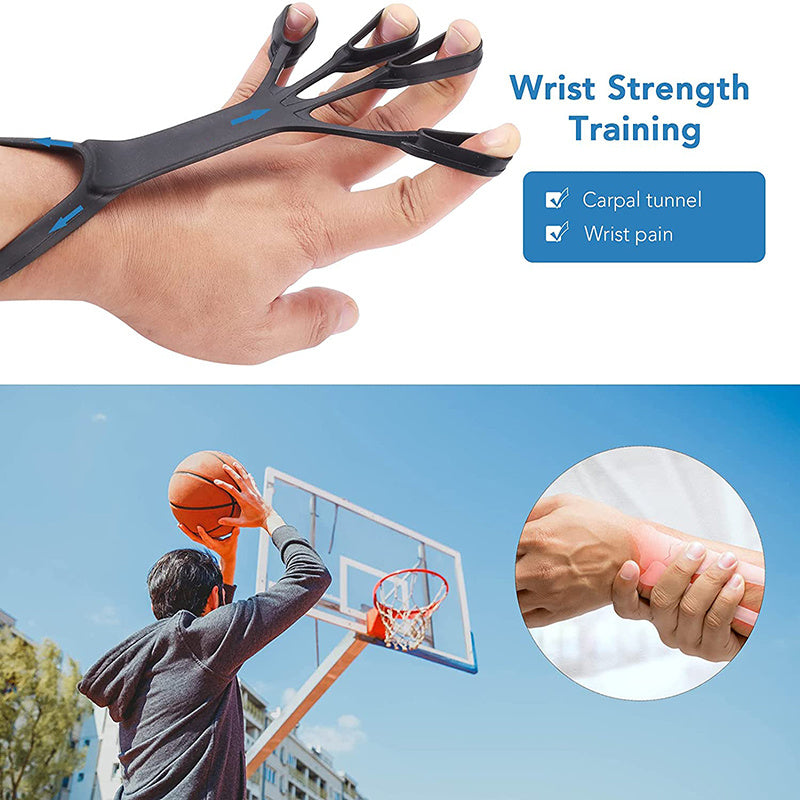 Silicone Grip Device Finger Exercise Stretcher Arthritis Hand Grip Trainer Strengthen Rehabilitation Training To Relieve Pain - MRG Official Store