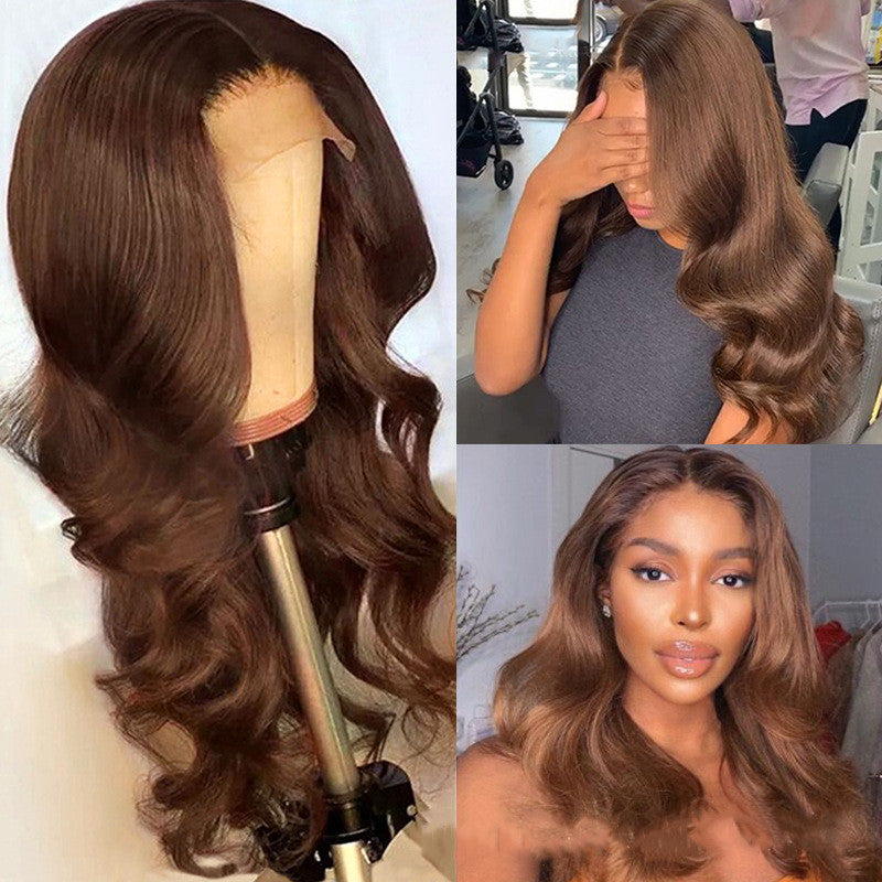 Brown Color Human Hair Wigs Human Hair Wig - MRG Official Store