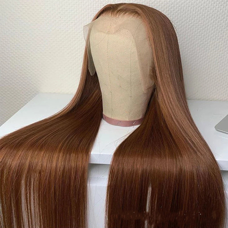 Brown Color Human Hair Wigs Human Hair Wig - MRG Official Store