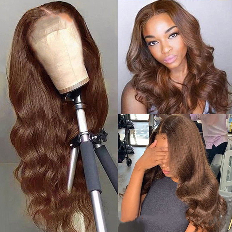 Brown Color Human Hair Wigs Human Hair Wig - MRG Official Store