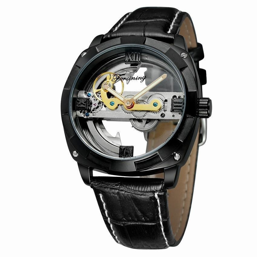 Business Casual Fashion Men's Watch Waterproof Tourbillon Automatic Mechanical