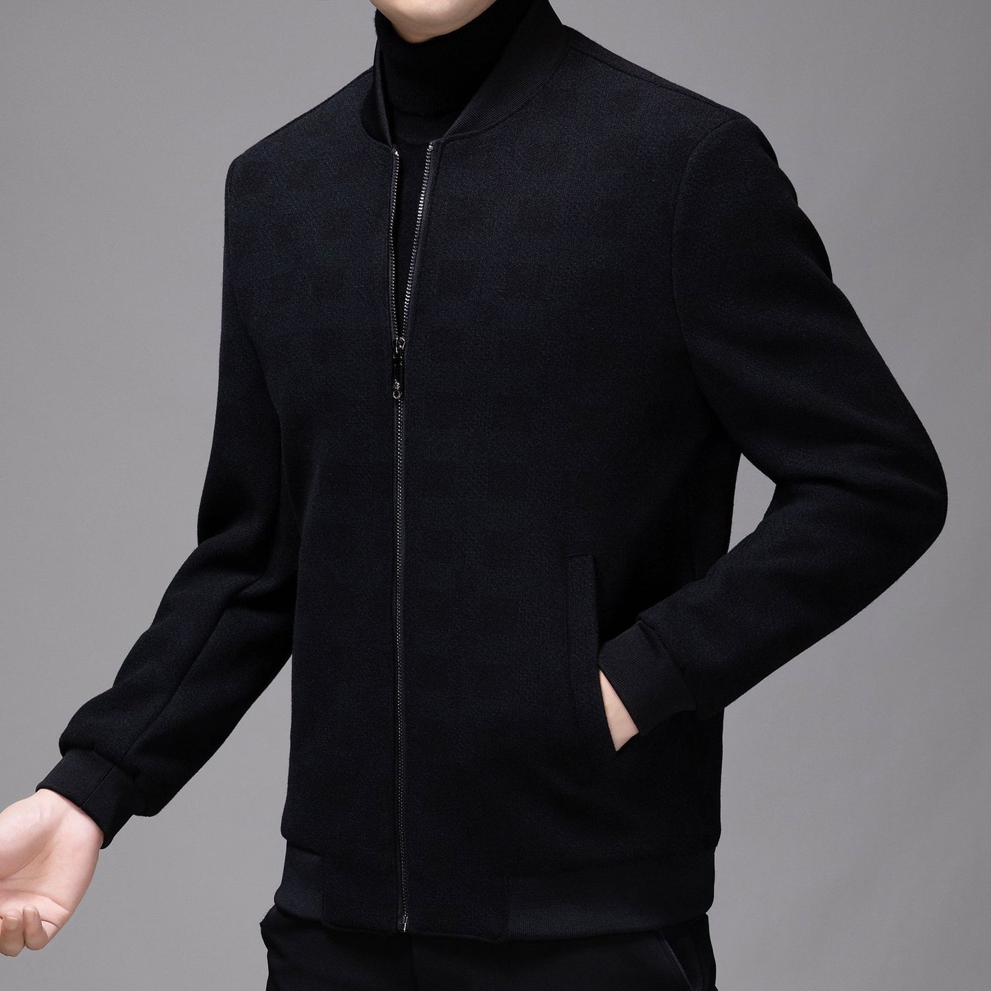 Men's Casual Business Trend Baseball Collar Fashion Top